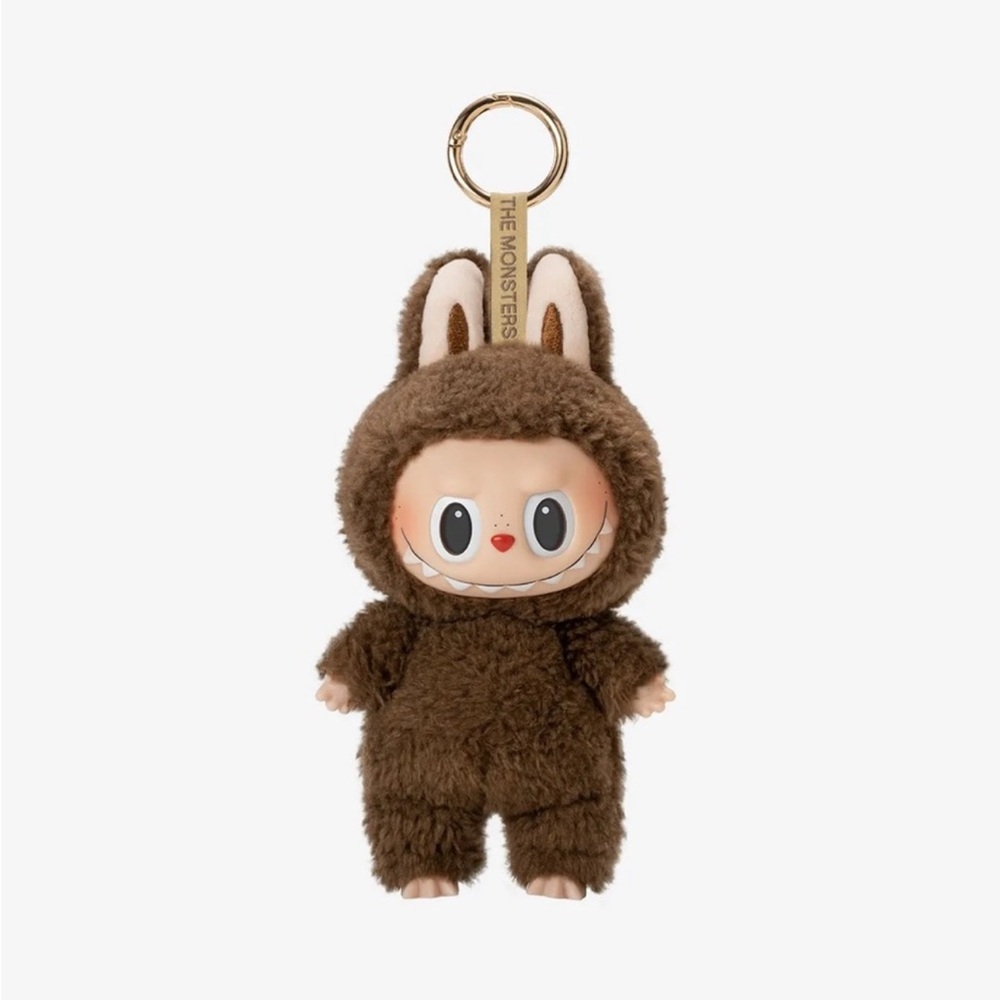 Pop Mart The Monsters Exciting Macaron Chestnut Cocoa Secret Labubu Keychain